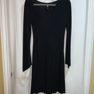 Laundry by Shelli Segal vintage black bodycon cocktail dress Sz 6 vintage msr